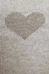 Cream Heart Jumper